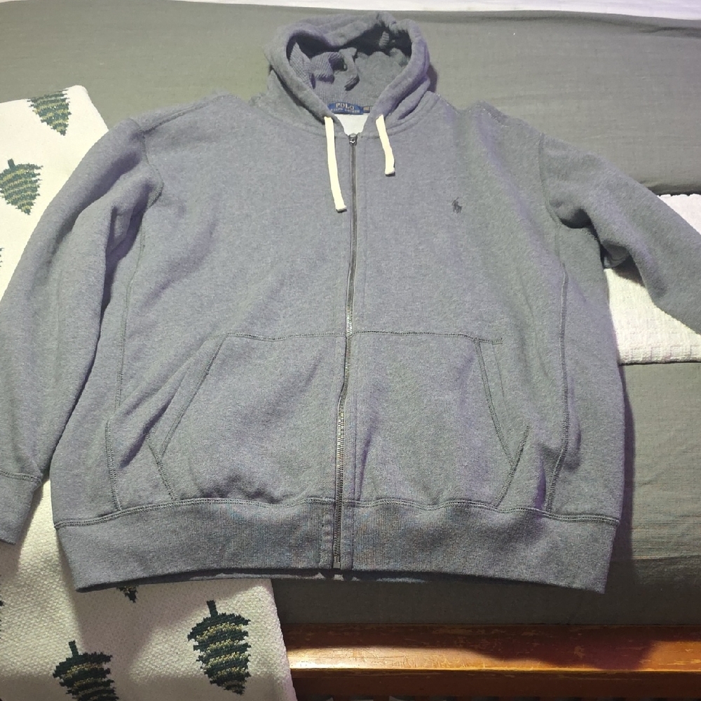 Ralph Lauren Gray Zip-Up Men's Sweater